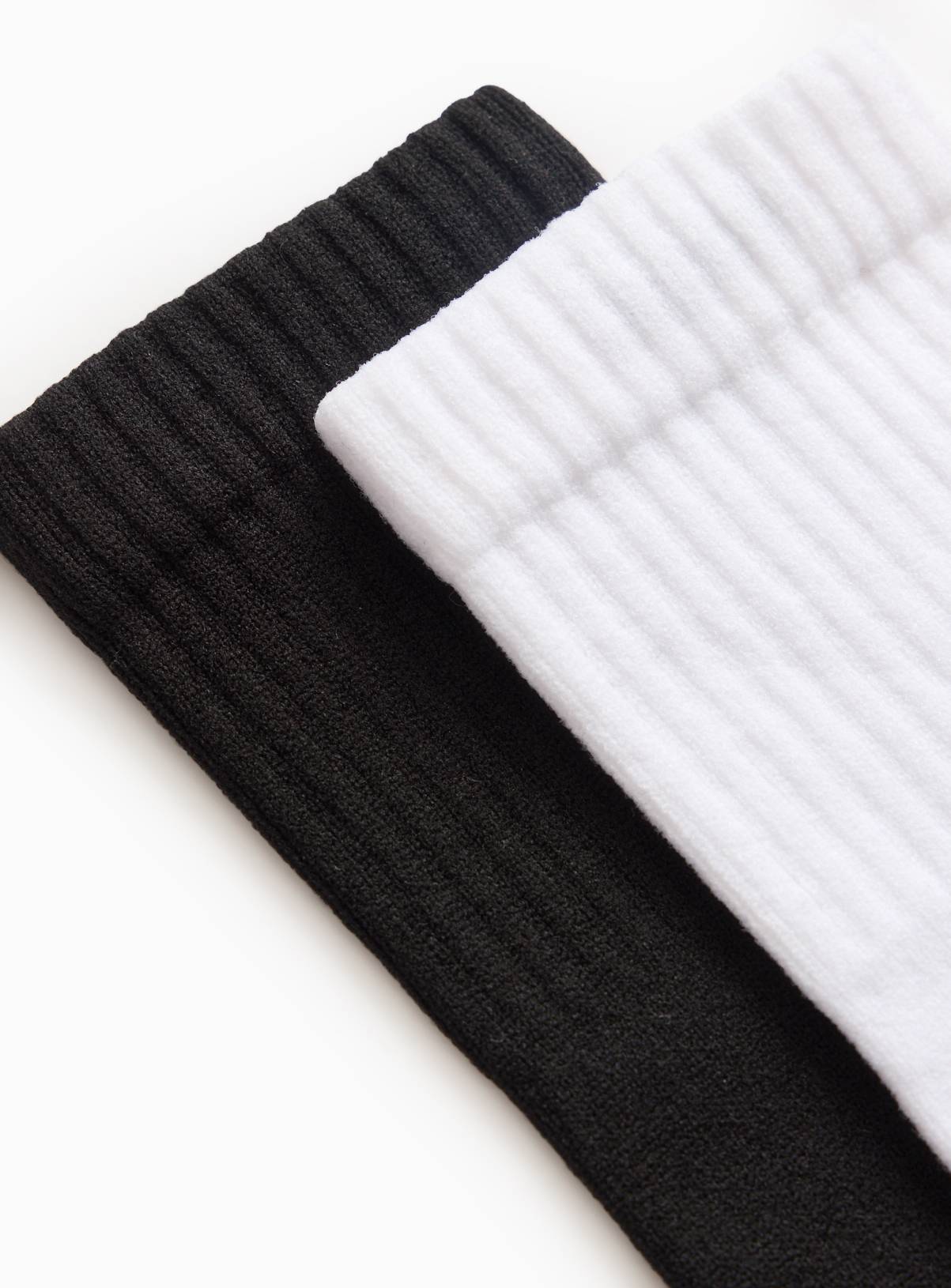 Black & White Football Socks 2 Pack 9-12 Infant - Image 2